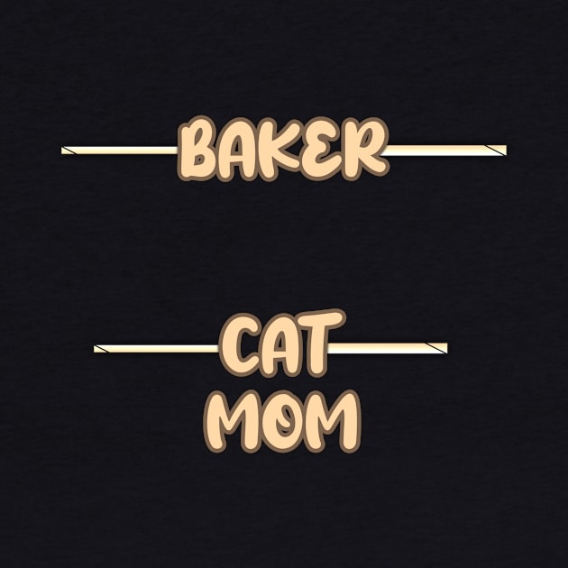 Baker Cat Mom by Z And Z